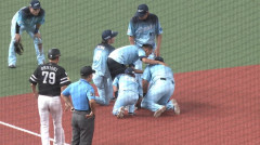 眼窩底骨折の渡部聖弥「もう行けます!」 西口監督「えっ!?」