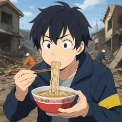 わいわ改め『いの知』奥田 被災地でラーメンをすすり活動の邪魔を行う   |  sssp://img.5ch.io/ico/anime_morara02.gif  |  れいわはまだボランティアするだけマシだろ