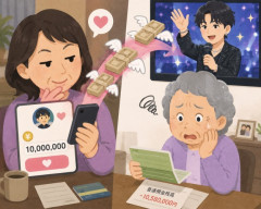 母親の口座から1000万円以上投げ銭 → 母親を殺害か