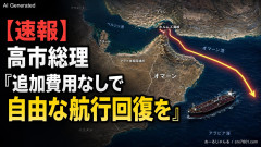 【速報】高市総理、オマーン国王にはっきり申し上げる「追加的費用のない形で、自由な航行回復を早く回復されることが重要」