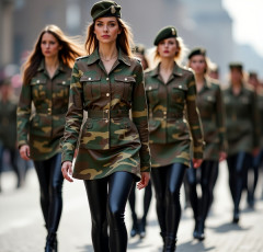 【画像】アメリカ軍の女性将校さん、『お胸』にしか目がいかないｗｗｗｗｗｗ