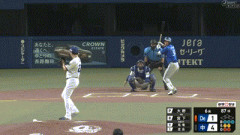 【中日対DeNA18回戦】DeNAドラ3宮下朝陽、中日・大野雄大から第6号ソロホームラン！2点差に迫る！！！！！！！！！！！！！！