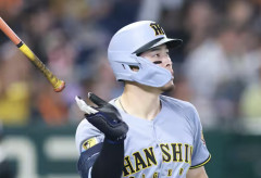 佐藤輝明がホームランを直撃させた看板wwwwwwwwwwww