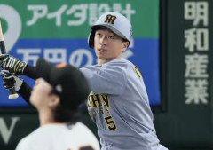 近本光司 ←2試合連続HRを含む12試合連続安打中