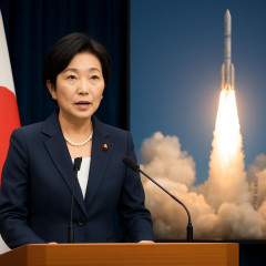 高市首相「宇宙先進国として世界をリード」 「H3」打ち上げ成功に