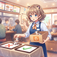 【変な客】すき屋に行って昼食を食べていたら、おじいさんが「注文を取りにこんのか！」と叫んだ。目の前にボタンあるじゃん･･･