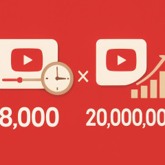 YouTube、収益化に必要な基準を2倍に引き上げ 長尺「4000時間→8000時間」、ショート「1000万回→2000万回」に