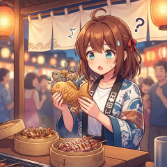 タコ焼き←タコ入ってます、イカ焼き←イカ入ってます、たい焼き←www