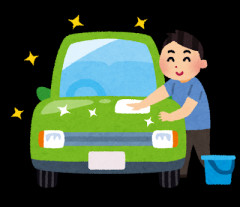 洗車して拭かずに走って風で水吹き飛ばすじゃだめ？