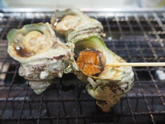 【画像】エビとサザエを焼いて食べるね🥺