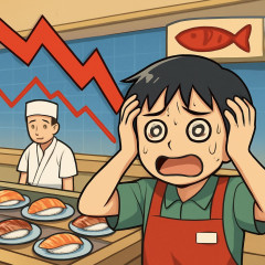 カッパ寿司が赤字に転落した理由   |  コロワイドグループに吸収合併されて会長に生殺与奪の権握られ社員が逃げ出した