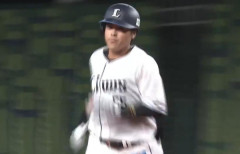 仲三優太の二軍成績、打率.282(3位) 16本(1位) 55打点(1位) OPS.906(1位)