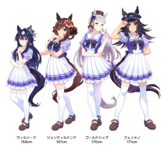 【ウマ娘】これで本当に9㎝差…？「シーナ姉さん、ちっちゃいな！」