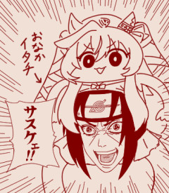 【ウマ娘】ゔぃぶち、おなかイタチ