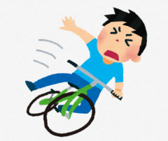 とある男性が特殊二輪からヤバイ転倒をする → 周囲の対応が酷いと話題に