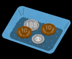 【え】店員がお金を入れたら自動でお釣りが出てくるタイプのレジで会計した。合計3320円だったので5020円出した結果。