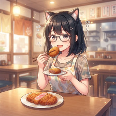 今はロースとんかつは脂身で食えないけどメンチカツなら食える