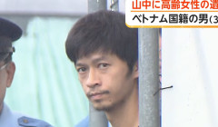 「泥棒に入った家で女性を殺した」91歳女性を殺害し遺体を山林に遺棄　ベトナム国籍の男（３３）を再逮捕　　埼玉県入間市（動画あり）