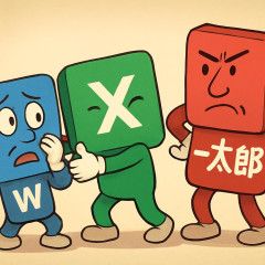 一太郎に圧倒されていたワード、マイクロソフトはエクセル人気を武器に「抱き合わせ」でシェア獲得   #歴史 |  ワードは今もゴミ