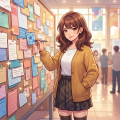 推しの名を書いて立ち去るだけのトピ