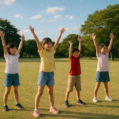 ラジオ体操を知らない子どもたち 夏休みの風物詩が変化