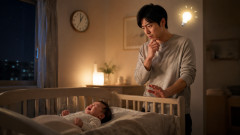【朗報】赤ちゃんの夜泣き、ついに攻略法が判明するｗｗｗｗｗ「泣いたらすぐ抱っこ」は逆効果だった？
