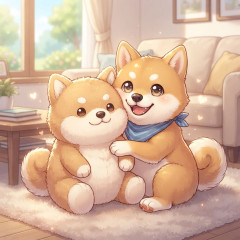 飼い主がいないと不安がる犬のため、等身大の人形を与えたところ、効き目がありすぎた