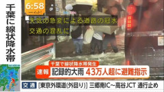 【緊急速報】千葉県に『レベル5大雨特別警報』発令。今すぐ命を守る行動を