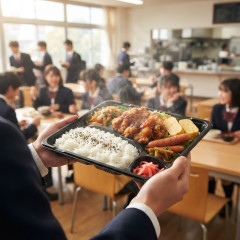 男子高校生（食べ盛り）のお昼ご飯募集！