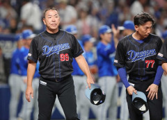 中日　2連敗で3位・DeNAと5ゲーム差　井上監督「今日も本塁打を、ようけ打たれちゃいましたよね」