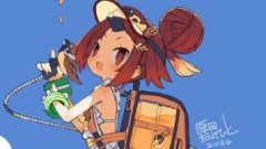 『紅閻魔(バーサーカー)』キャラデザ担当 原田たけひとさんが水着紅閻魔のイラストと共にご挨拶