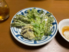 山菜の天ぷら作ったぞ