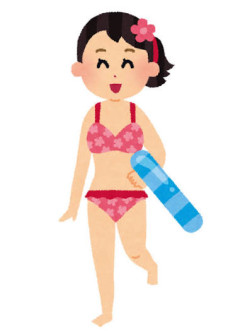 【画像】お前の恋人「こ、この水着、やっぱりサイズが合ってないんじゃないかしら」