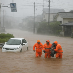 千葉県内で大雨、3人が死亡1人が心肺停止 避難指示一時40万人超