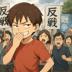 クソガキ、「戦争反対」デモを茶化してしまい炎上🔥 これもう日本教育の失敗   |  楽しそうすぎワロタ🎌🥺🎌