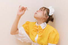 【動画】女の子が口移しで色んなドリンクを提供してくれる夢のようなコンカフェが発見される