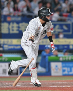 ロッテ安田尚憲 打率.256(133-34)  5本  OPS.739
