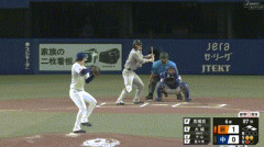 【中日対巨人18回戦】中日・板山、好返球！！！！！！！！！！！！