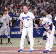 中日井上監督、高橋宏斗（7回1失点負け投手）に「上を目指すならもう一皮剥けてほしい」