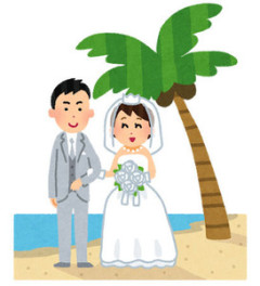リゾート地で挙式をする予定だけど、プランナーに「お祝いは辞退してお車代や引出物も出さない方が多い」と言われた。でも、夫は「友達には少しでも包んだ方がいいんじ
