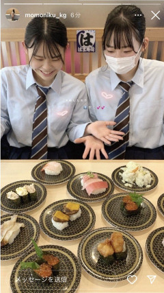 【画像】JK、めっちゃ食う
