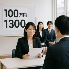 「初任給月額100万円」に応募1300人 不動産コンサル会社 すでに10人が内定   |  アメリカの工場労働者者がこれくらいだよな