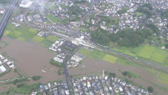 千葉県の大雨で水没したタクシーの乗客が溺死　運転手は軽傷