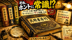 【衝撃】漫画・小説・映画で「本当だと思い込んでたウソ知識」教えてｗｗｗｗｗ