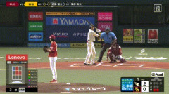 【ソフトバンク対楽天19回戦】ソフトバンク・柳田、楽天・早川から第12号ソロホームラン！1点差に詰め寄る！！！！！！！！！！！