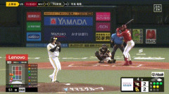 【ソフトバンク対楽天19回戦】楽天・マッカスカー、ソフトバンク・上茶谷から第17号勝ち越し2ランホームラン！！！！！！！！！！！！！！！