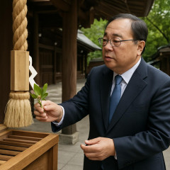 高橋洋一氏「玉串料を出した時、実は心の中で参拝しているんですよ。靖国に行くか行かないかはマスコミだけが問題にするくだらない話」