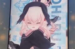 【ブルアカ】Yostarブースで呼び込みしているコハルが可愛い