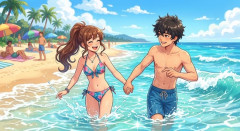 【可愛いのだ】海で写真撮ったよ