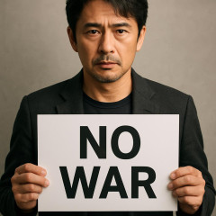 名バイプレイヤー、俳優・野間口徹、「戦争反対。」Xに投稿